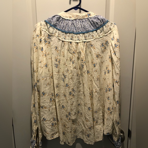 Free People Large western button up blouse - Picture 4 of 5